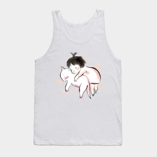 Day dream with cat Tank Top